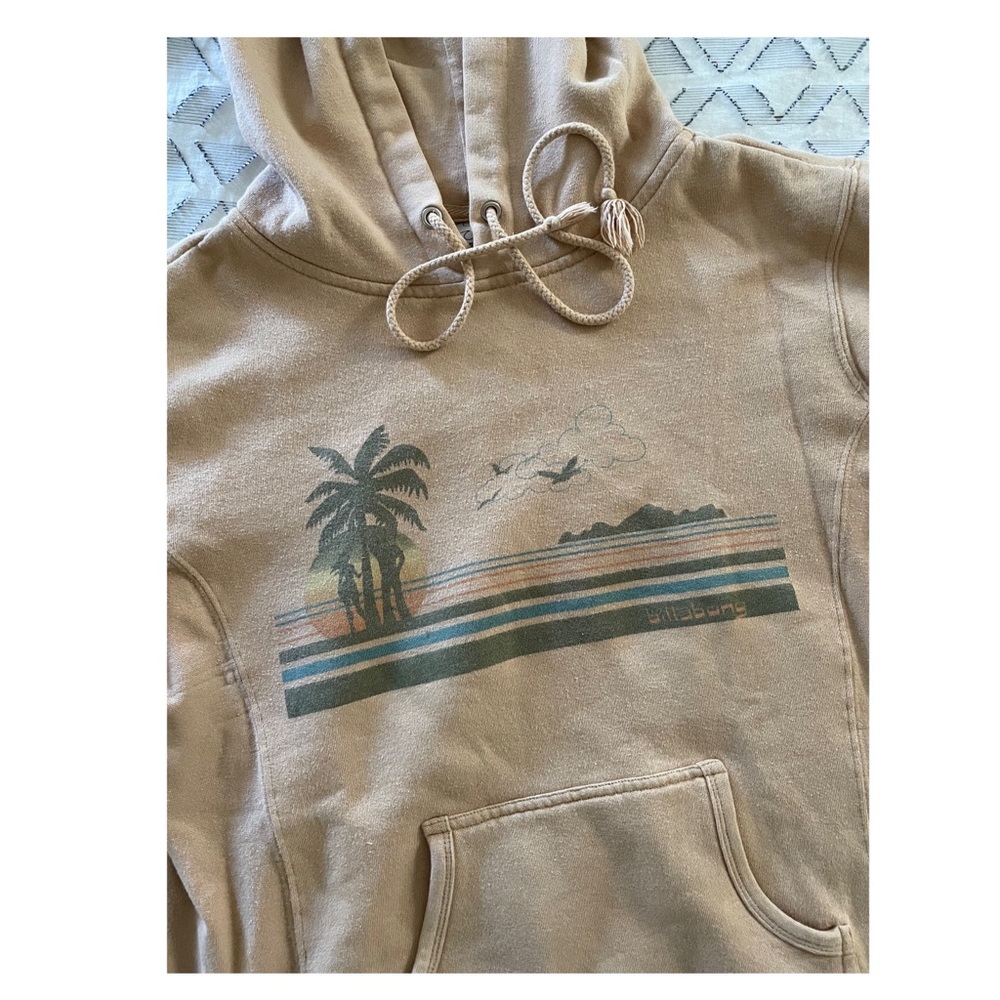 Early 2000s Billabong Tan Sweatshirt Hoodie